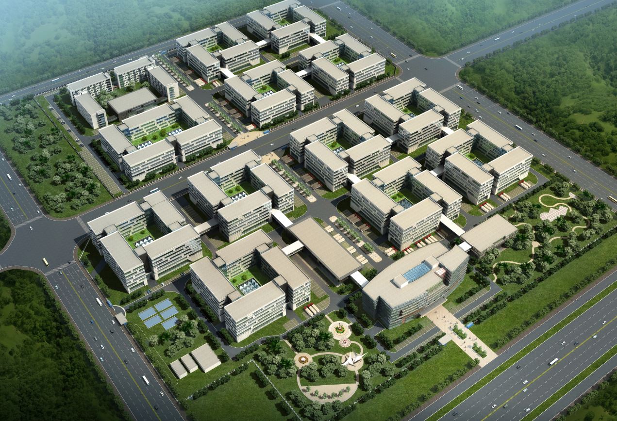 园区鸟瞰图